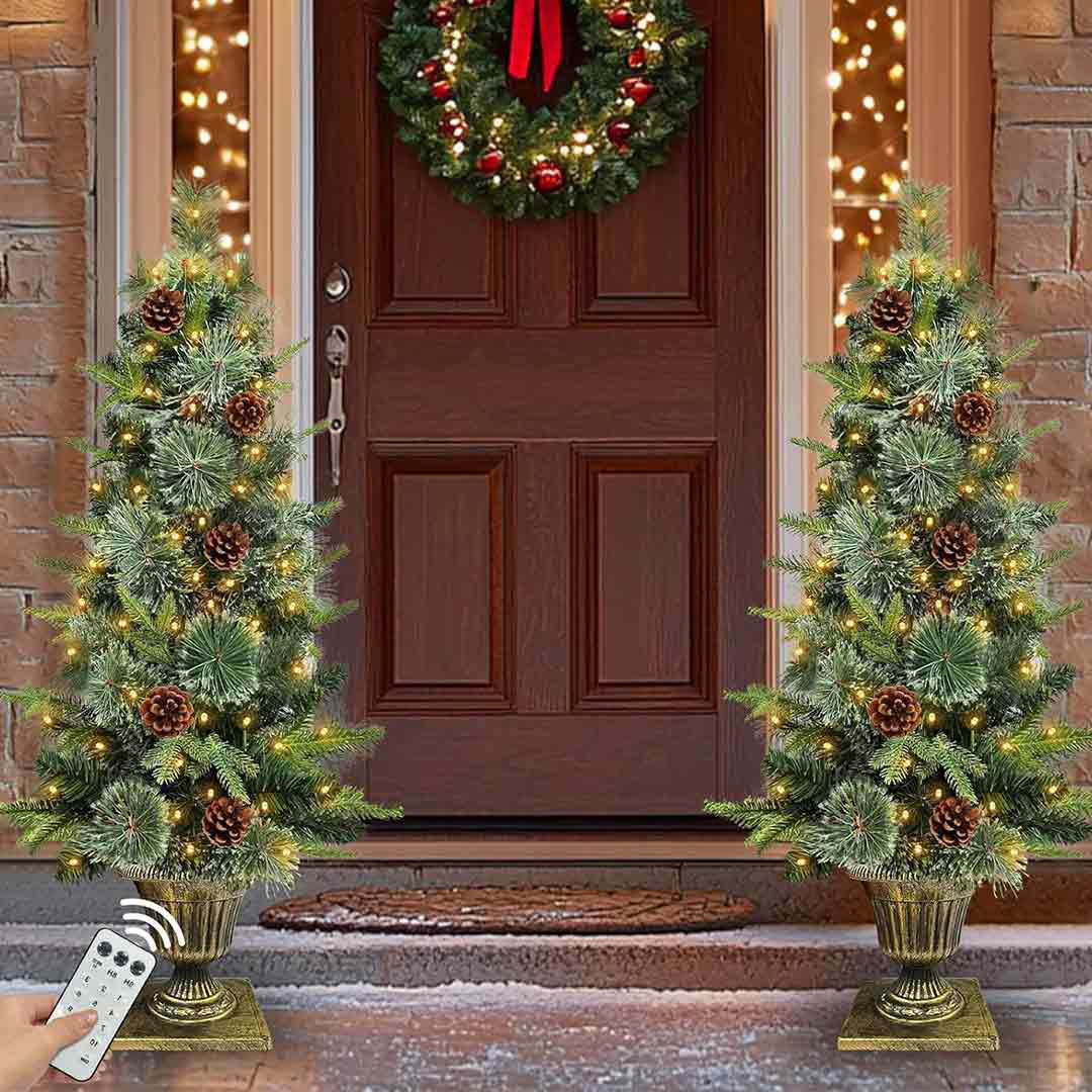 Battery operated outdoor christmas tree hotsell